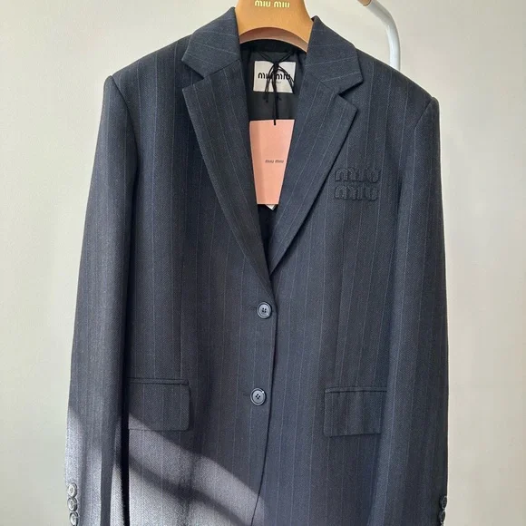 Miu Miu | Jackets & Coats | Miu Miu Pinstripe Singlebreasted Miu Miu | Jackets & Coats | Miu Miu Pinstripe Singlebreasted